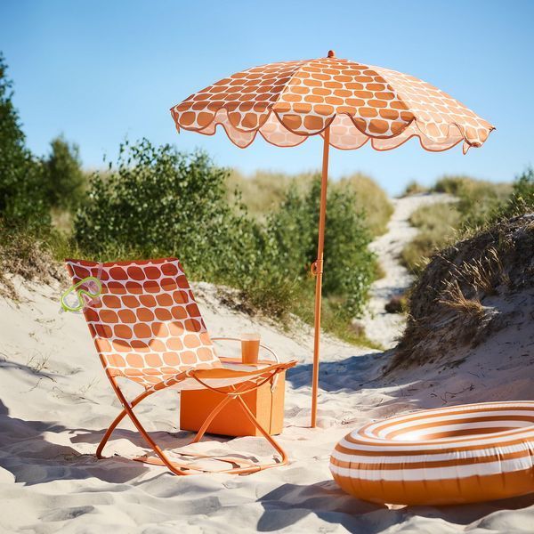 Пляжний стілець, яскраво-помаранчевий STRANDON / 306.004.54