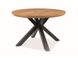 Кухонний стіл RITMO / RITMODC120;дуб/чорний;
