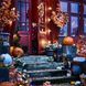 Подсвечник-столбик (с плафоном или без), черный, 44 см KUSTFYR / 206.300.55
