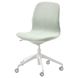 Кресло для конференций без подлокотников LANGFJALL на колесах 92 см / 392.523.94;білий/зелений;
