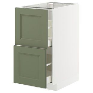 Sz stj 2fr/2w szu, белый/Аксстад серо-зеленый, 40x60 см METOD/MAXIMERA / 895.174.29