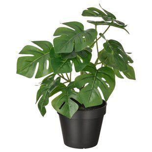 Искусственное растение в горшке, монстера для дома и сада, 12 см FEJKA / 606.152.32