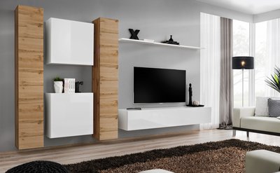 Мебельная стенка Switch VI / WTW SW 6;дуб вотан / білий ;