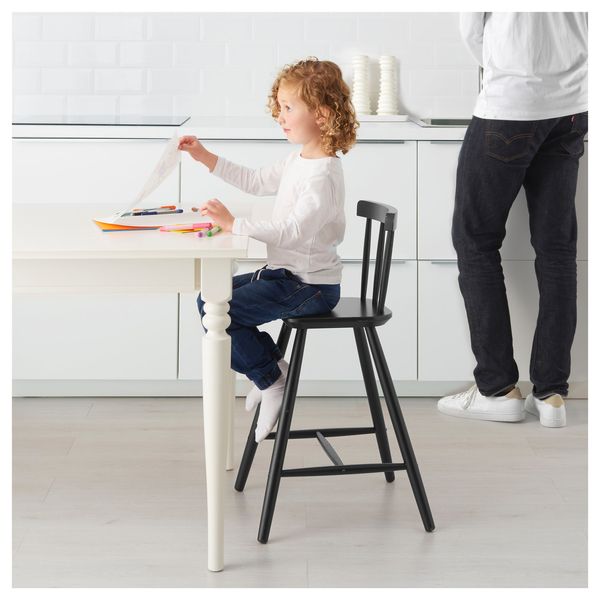 Дитячий високий стілець AGAM / 702.535.41;чорний;