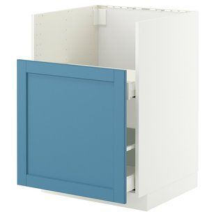 Шафа TALLSJ&Ouml;N, білий/Lerhyttan синій, 60x60 см METOD/MAXIMERA / 996.004.99