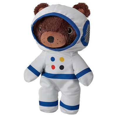 Плюшевая игрушка медведь космонавт AFTONSPARV / 405.515.42;