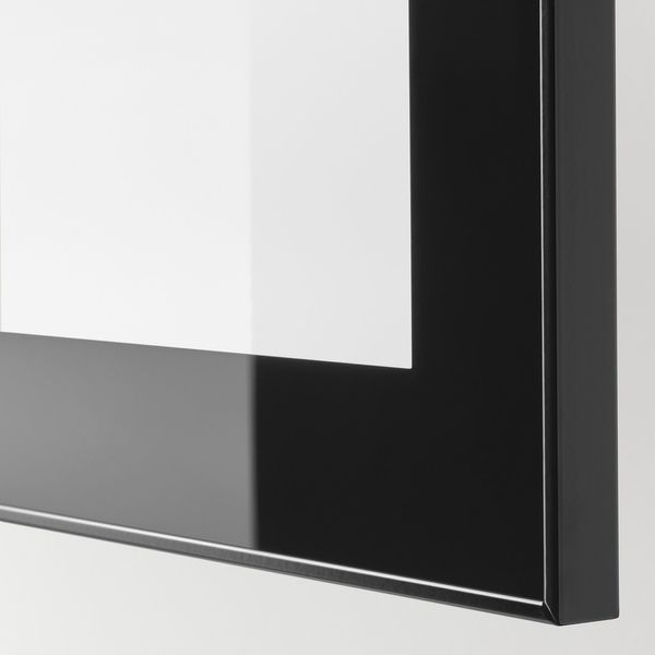 Настенный шкаф-трансформер, черно-коричневый/черный Glassvik, 60x22x64 см. BESTA / 294.320.32 BESTA магазин Glance Настенный шкаф-трансформер, черно-коричневый/черный Glassvik, 60x22x64 см. BESTA / 294.320.32