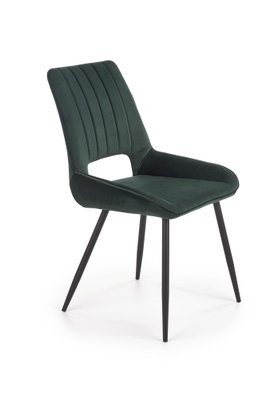Кухонний стілець K404 / V-CH-K/404-KR-C.ZIELONY;зелений/чорний;