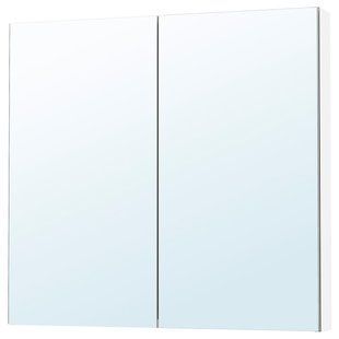 Дзеркальна шафа/двері, дзеркальний ефект/дзеркало, 100x15x95 см LETTAN / 605.349.24