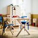 Складной стул, березовый, сине-черно-красный IKEA PS 2026 / 106.178.94