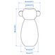 Ваза, стекло/синий/зеленый, 38 см IKEA PS 2026 / 106.185.63