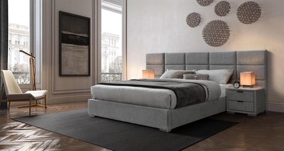 Кровать LEVANTER / V-CH-LEVANTER_160-LOZ;сірий;