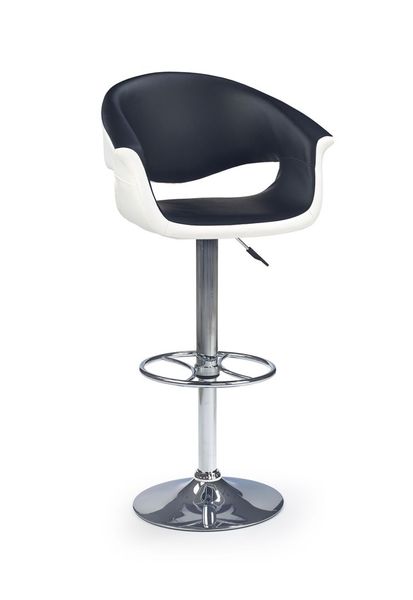 Барний стілець H46 / V-CH-H/46;чорний/білий;