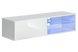 TV тумба зі скляною полицею Switch 120 / 27 WW SW RTV 4;корпус - білий мат, фронт - білий глянець;120x30x40;