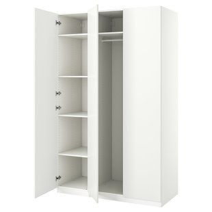 Комплект шкафа, белый/белый, 150x60x236 см. PAX/FORSAND / 794.943.05