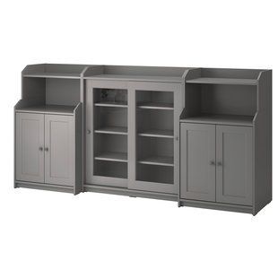 Полка, серая, 244x46x116 см HAUGA / 093.886.43