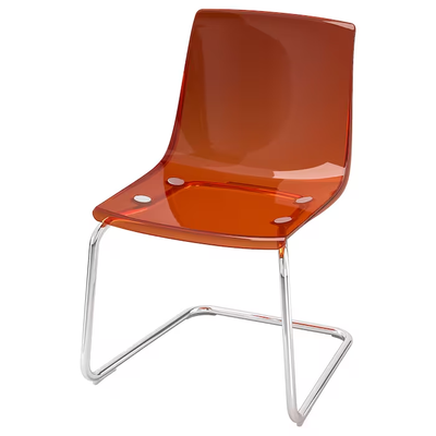 Кухонний стілець TOBIAS / 905.325.89;коричнево/червоний;