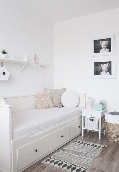 Кушетка з 3-а шухлядами HEMNES / 903.493.26;білий;