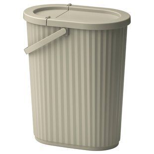 Корзина с крышкой, серо-бежевая, 26 л DAMMANG / 605.599.76