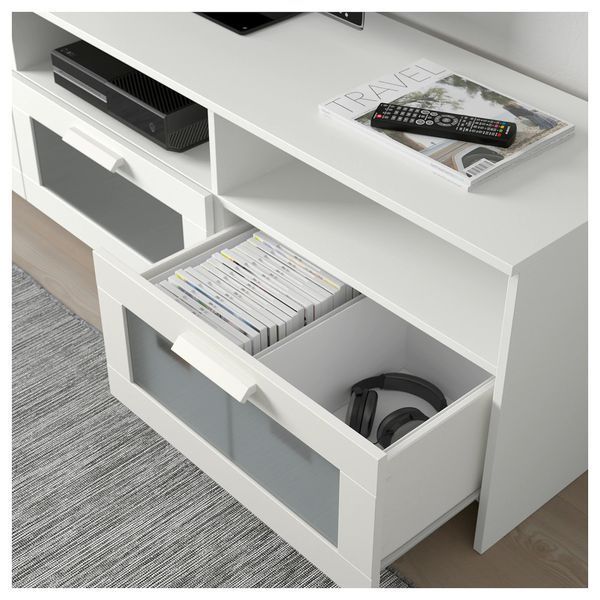 TV тумба BRIMNES 180 см / 504.098.74;білий;