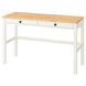 Комп'ютерний стіл HEMNES 120x47 см / 305.349.54;біла морилка/імітація дуб;