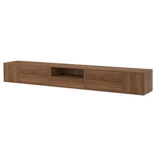 Шафа для телевізора/hi-fi, коричнева/горіхова, з дверцятами, 280x35x35 см EKET / 395.809.94