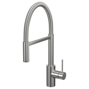 Смеситель с выдвижным изливом, душевой, стальной SALLSJON / 506.045.59