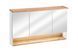 Шкафчик для ванной комнаты с зеркалом BAHAMA / BAHAMA WHITE 843 FSC;білий;120;