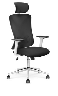 Офісне крісло ENRICO / чорний/білий;