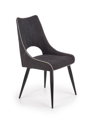 Кухонний стілець K369 / V-CH-K/369-KR;сірий/чорний;