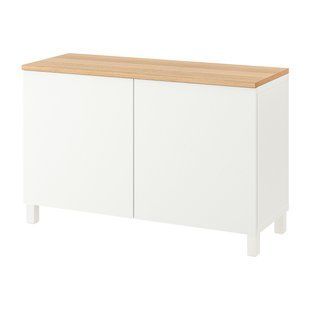 Комбінація з дверима, білий/Лаппвікен/Стуббарп білий, 120x42x76 см BESTA / 194.188.90