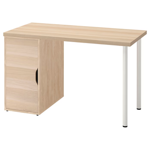 Комп'ютерний стіл LAGKAPTEN / ALEX 120x60 см / 195.214.39;дуб білений;