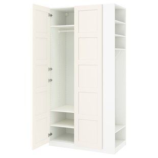 Комбінація шаф, білий білий/білий, 120x60x236 см PAX/BERGSBO / 596.235.58