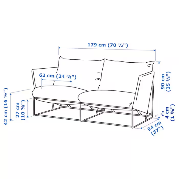Комплект мебели для сада HAVSTEN / LAGASKAR / 794.950.79;