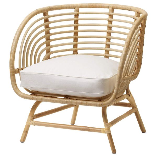 Кресло с подушкой BUSKBO / 792.990.16;білий;