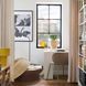 Пуфик с ящиком для хранения, коричнево-красный ротанг. IKEA PS 2026 / 506.242.65